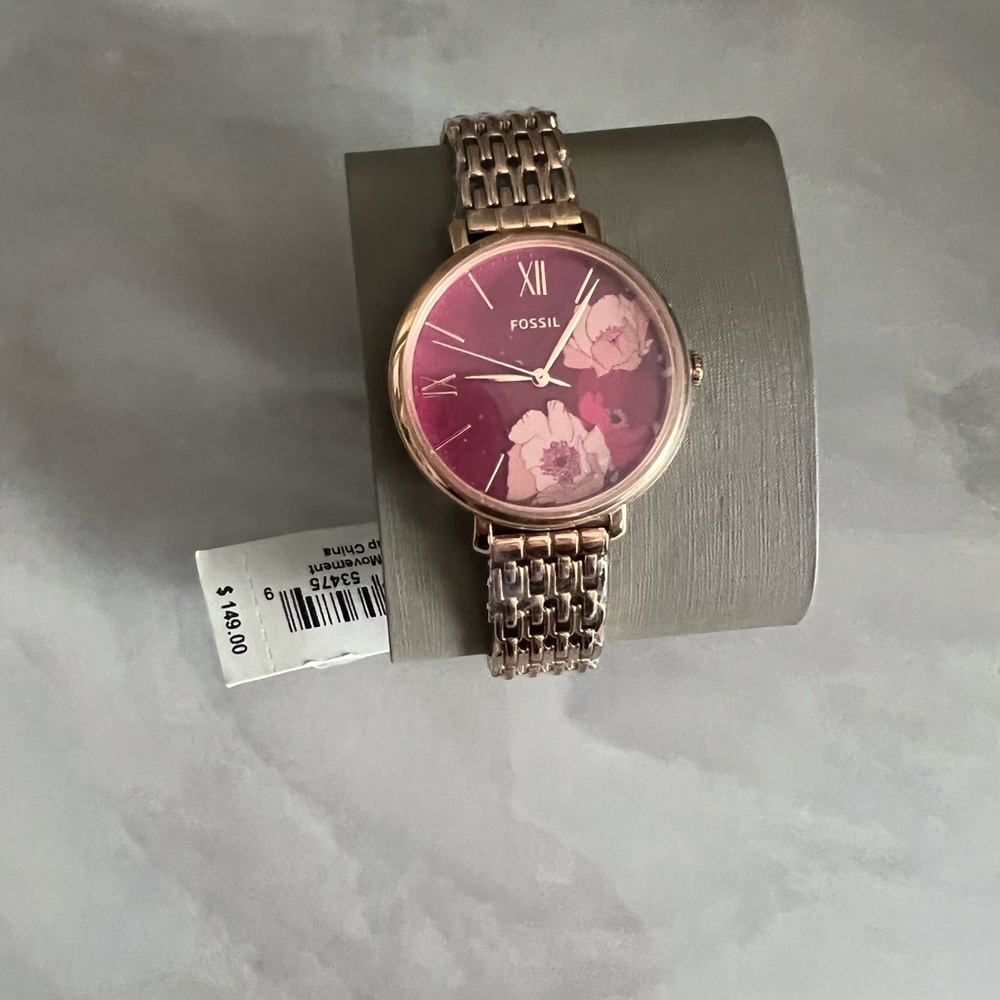 Rosegold Fossil Watch